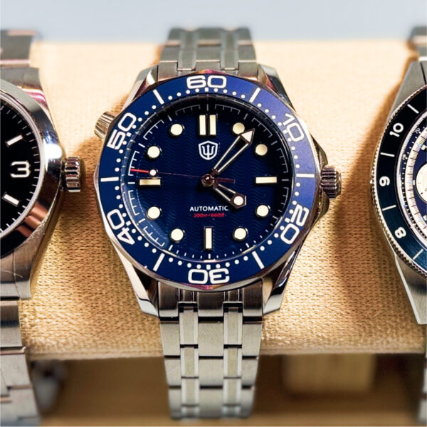 Watchdives WD007ST 39mm NTTD Dive Watch - Blue
